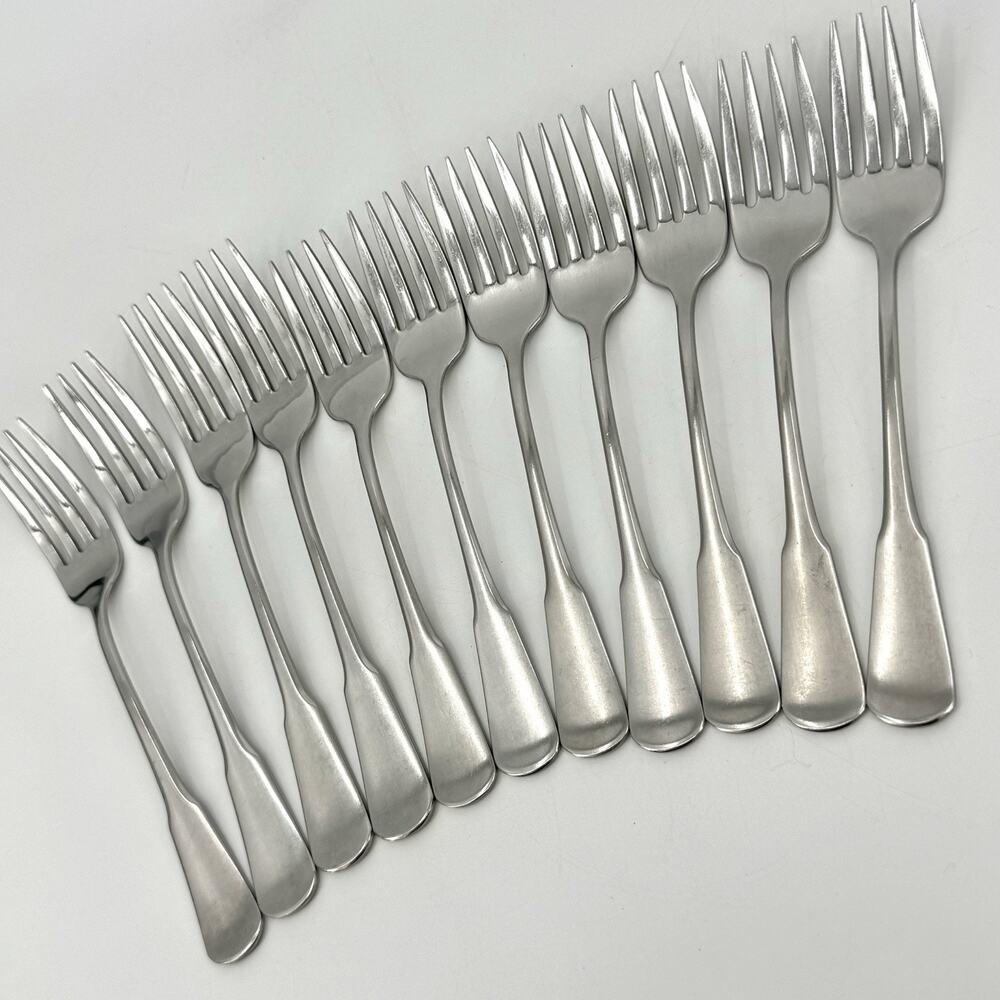 Oneida Community Stainless USA YANKEE CLIPPER 4 Dinner Forks 7 Salad Forks